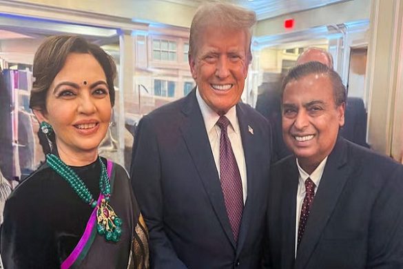 ट्रंप से मिले मुकेश और नीता अंबानी, दुनिया के चुनिंदा 100 लोगों में दोनों को मिली जगह…