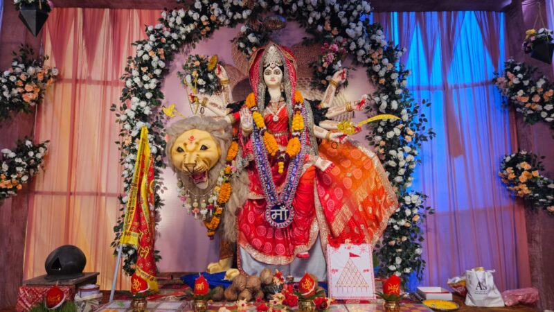 दुल्हन की तरह सजे पण्डालों में विराजी मां दुर्गा..माता के दर्शन करने प्रतिदिन उमड़ रहा भक्तों का जन सैलाब..