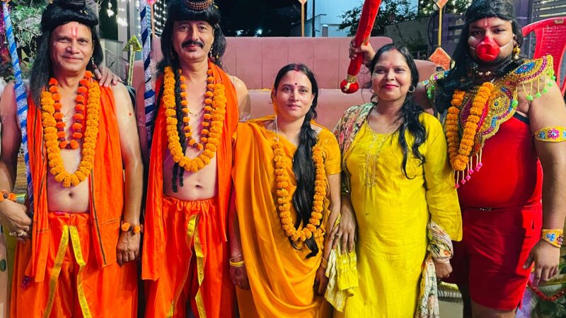 छपरिगंज में किया गया रावण दहनजमकर हुई आतिशबाजी…