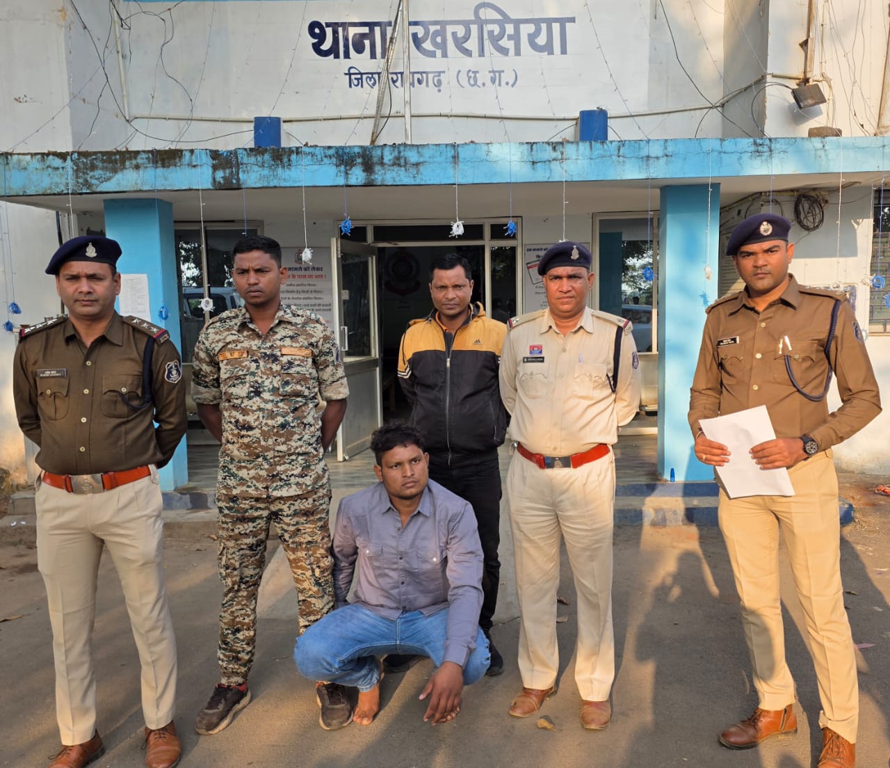 खरसिया पुलिस ने खैरपाली मर्डर मिस्ट्री चंद घंटों में सुलझाई..आरोपी युवक जेल दाखिल..