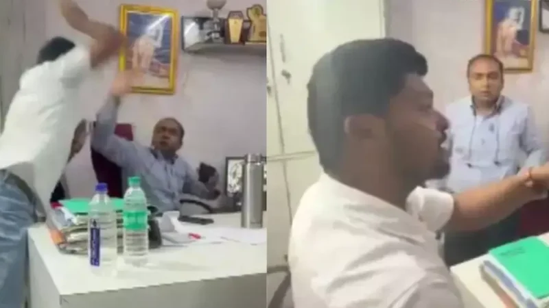 बदसलूकी से परेशान किसान ने बैंक मैनेजर को जड़ा तमाचा, FIR दर्ज….