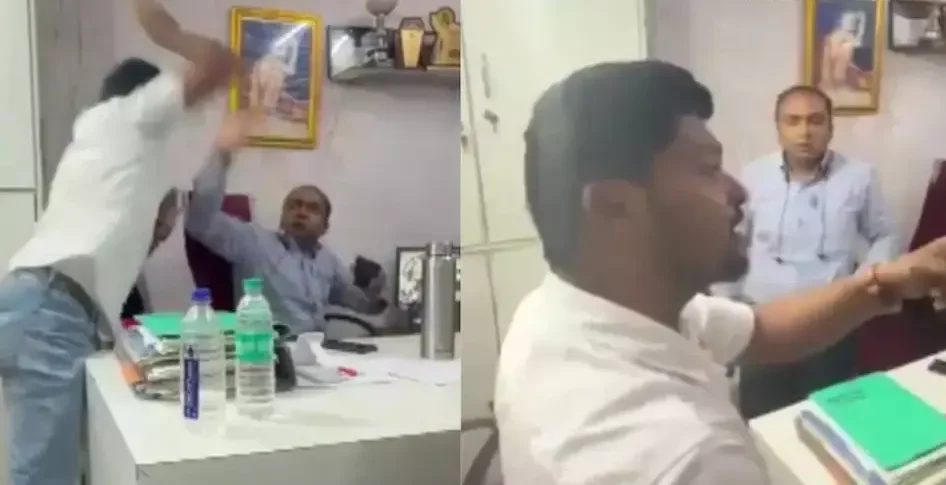 बदसलूकी से परेशान किसान ने बैंक मैनेजर को जड़ा तमाचा, FIR दर्ज….