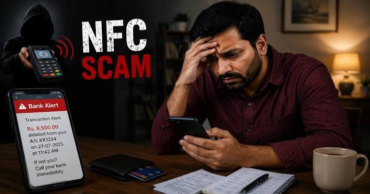 डिजिटल पेमेंट के बढ़ते चलन के साथ साइबर ठगों ने भी लोगों को अपनी चालाकी का शिकार बनाने के नए तरीके खोजे…क्या है एनएफसी स्कैम??