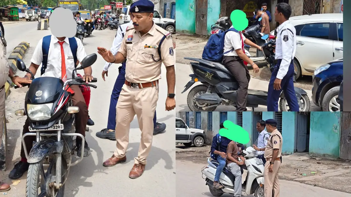 बच्चों को वाहन देना पड़ा भारी: रायगढ़ ट्रैफिक पुलिस ने 16 अभिभावकों पर की कार्रवाई, दी सख्त हिदायत…